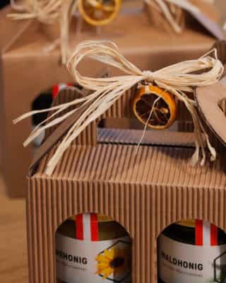 Honiggeschenkset für Weihnachten